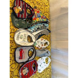 Boys bibs 20 mixed carters nubby olive above